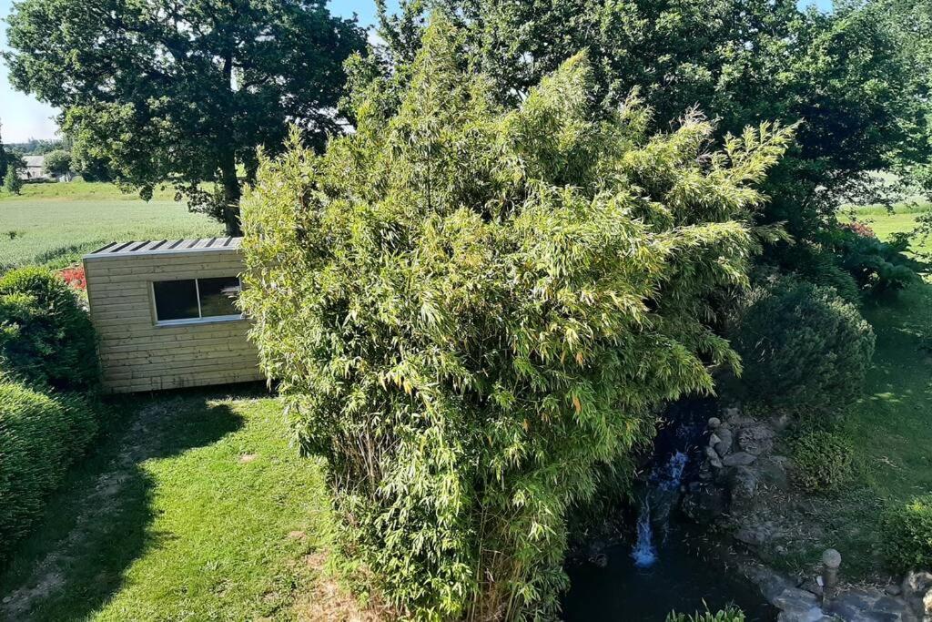 La Maison Bleue Saint-Sauveur-des-Landes エクステリア 写真